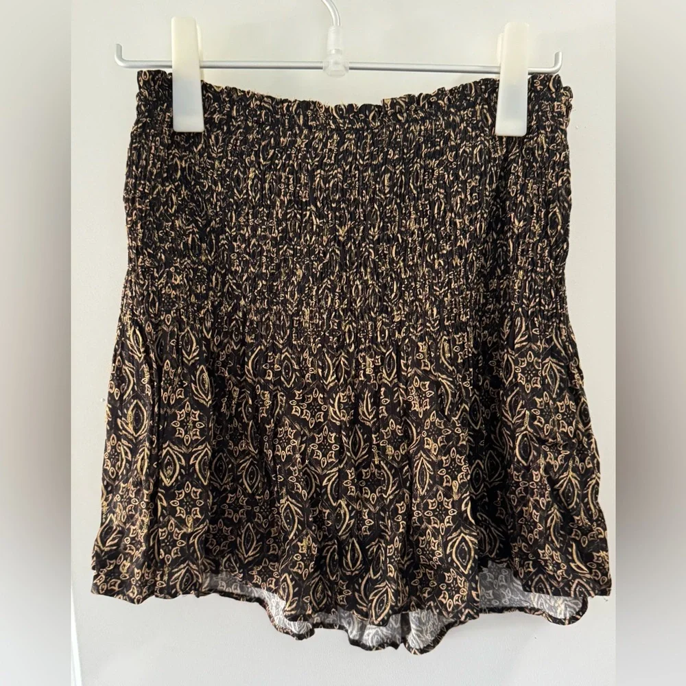 Zara metallic yarn mini skirt - Picture 3 of 3